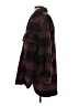 Zara Plaid Burgundy Coat Size XS - Sm - photo 5