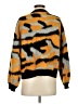 Timing Animal Print Yellow Pullover Sweater Size S - photo 2