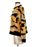 Timing Animal Print Yellow Pullover Sweater Size S - photo 5