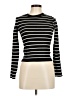 Sinsay Stripes Black Turtleneck Sweater Size M - photo 1