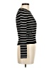 Sinsay Stripes Black Turtleneck Sweater Size M - photo 4