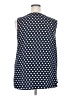 Halogen Polka Dots Blue Sleeveless Blouse Size XXL - photo 2