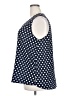 Halogen Polka Dots Blue Sleeveless Blouse Size XXL - photo 5
