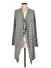 BCBGMAXAZRIA Stripes Gray Cardigan Size M - photo 1