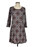 Nine Britton Argyle Gray Pink Casual Dress Size S - photo 1