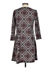 Nine Britton Argyle Gray Pink Casual Dress Size S - photo 2