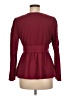 Shein Burgundy Long Sleeve Blouse Size 6 - photo 2