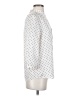 The Limited Polka Dots Ivory 3/4 Sleeve Button-Down Shirt Size XS - photo 4
