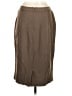 St. John Collection Solid Brown Casual Skirt Size 4 - photo 2