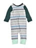 Rags Color Block Teal Long Sleeve Onesie Size 3-6 mo - photo 2