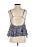 Millau 100% Rayon Blue Sleeveless Blouse Size XS - photo 2
