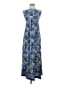 Speed Control Paisley Blue Casual Dress Size S - photo 1