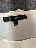 St. John 100% Silk Ivory Blouse Size 2 - photo 7