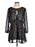 Bongo 100% Polyester Stars Black Cocktail Dress Size L - photo 1