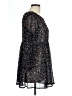 Bongo 100% Polyester Stars Black Cocktail Dress Size L - photo 4