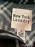 New York Laundry 100% Polyester Plaid Black Long Sleeve Blouse Size 1X - photo 7