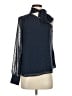 1.State 100% Polyester Blue Long Sleeve Blouse Size S - photo 1