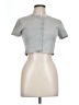 Forever 21 Gray Short Sleeve Turtleneck Size L - photo 1