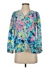 Lilly Pulitzer 100% Silk Blue Blouse Size XXS - photo 1