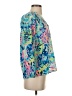 Lilly Pulitzer 100% Silk Blue Blouse Size XXS - photo 4
