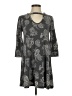 Final Touch Paisley Gray Casual Dress Size S - photo 1