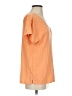 Ann Taylor LOFT Outlet Orange Short Sleeve Top Size S - photo 4