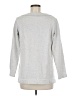Fleurette Silver Pullover Sweater Size M - photo 2