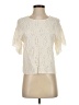 Zara Ivory Short Sleeve Blouse Size XS - photo 1
