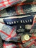 Perry Ellis Plaid Gray Long Sleeve Button-Down Shirt Size 6 - photo 3