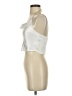Shein 100% Polyester Silver Sleeveless Top Size S - photo 5