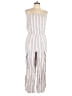 Drew Stripes White Jumpsuit Size L - photo 1