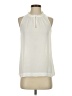 J.Crew 100% Polyester Ivory Sleeveless Blouse Size 0 - photo 1