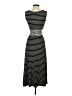 Max Studio Stripes Black Casual Dress Size XS - photo 2