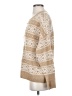 CeCe Print Tan Pullover Sweater Size S - photo 5