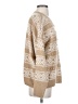 CeCe Print Tan Pullover Sweater Size S - photo 4