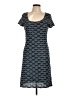 Studio M Graphic Gray Casual Dress Size L - photo 1