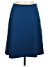 Coldwater Creek Solid Blue Formal Skirt Size 10 - photo 1