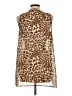Wishful Park Brown Sleeveless Blouse Size L - photo 2