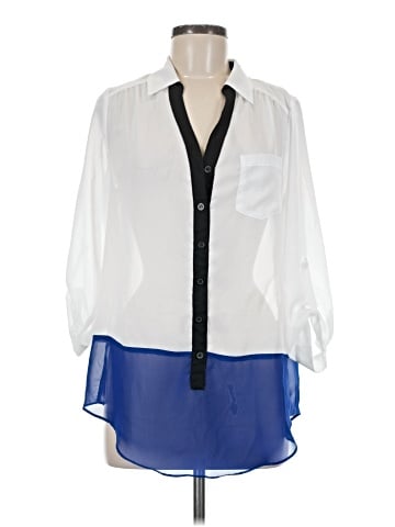 AB Studio 3/4 Sleeve Blouse (view 1)