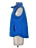 T by Talbots 100% Polyester Blue Vest Size S - photo 5