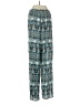 La Blanca Print Teal Blue Casual Pants Size S - photo 2