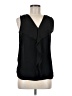 Ann Taylor LOFT Outlet 100% Polyester Black Sleeveless Blouse Size M - photo 1
