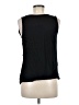 Ann Taylor LOFT Outlet 100% Polyester Black Sleeveless Blouse Size M - photo 2