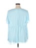 Torrid 100% Polyester Blue Short Sleeve Blouse Size 2X Plus (2) - photo 2