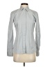Theory Gray Long Sleeve Button-Down Shirt Size S - photo 1