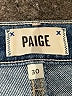 Paige Chevron-herringbone Blue Jeans Size 30 waist - photo 7
