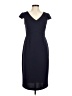 Connected Apparel Solid Blue Cocktail Dress Size 6 - photo 1