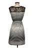 Soprano Stripes Black Casual Dress Size XS - photo 2