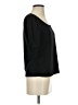 CeCe Black 3/4 Sleeve Top Size XS - photo 4
