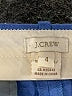 J.Crew 100% Wool Solid Blue Wool Pants Size 4 - photo 4